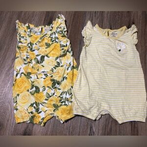Yellow rompers